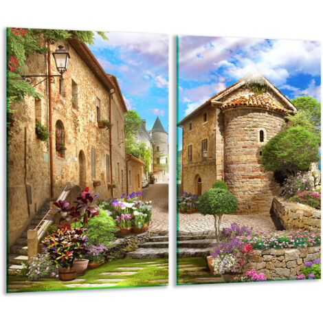 Glashackarton 2x 30x52 Landschachtel