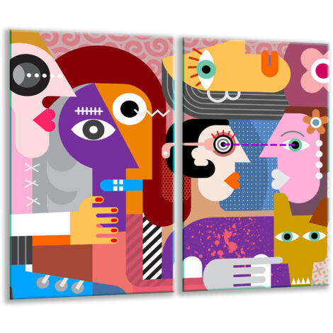 GlasHackarton 2x 30x52 Pop Art