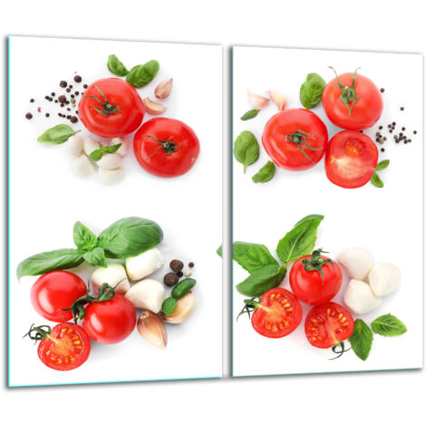 GLASHACKARTON 2X 30X52 TOMATEN