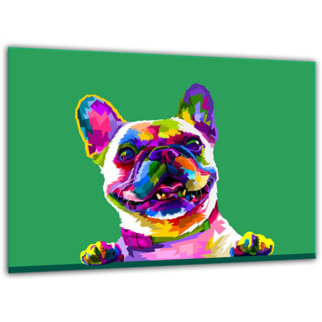 Glashackbrett MIT 30 x 22 Hund Temperet