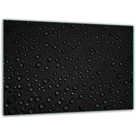 Glashackbrett MIT 30 x 22 Schwarz Temperete