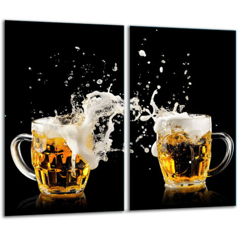 Glashakkungsbrett 2x 30x52 Bier
