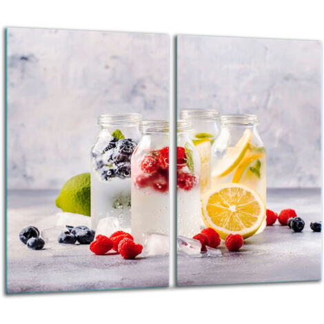 Glashakkungsbrett 2x 30x52 fRUCHT