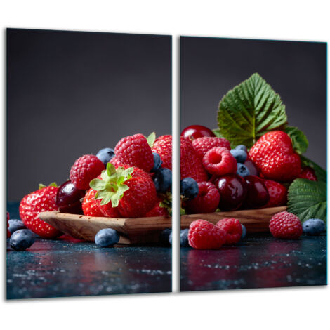 Glashakkungsbrett 2x 30x52 fRUCHT