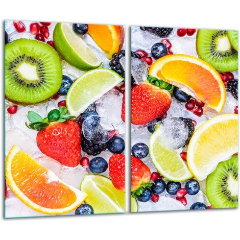 Glashakkungsbrett 2x 30x52 fRUCHT