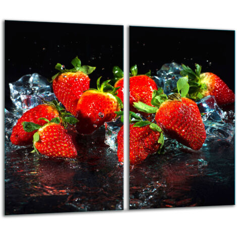 Glashakkungsbrett 2x 30x52 fRUCHT