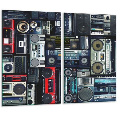 Glashakkungsbrett 2x 30x52 musik