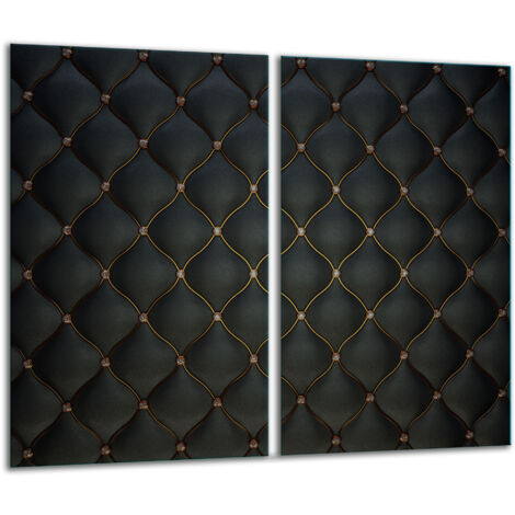 Glashakkungsbrett 2x 30x52 Schwarz