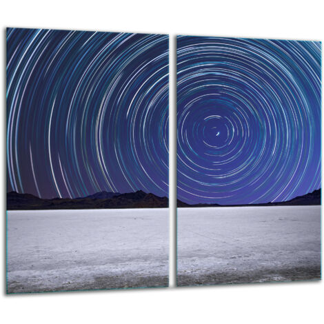 Glashakkungsbrett 2x 30x52 Sterne
