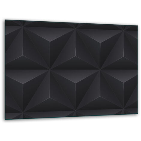 Glashakkungsbrett 40x30 Schwarz