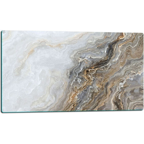 Glashakkungsbrett 52x30 Marmor