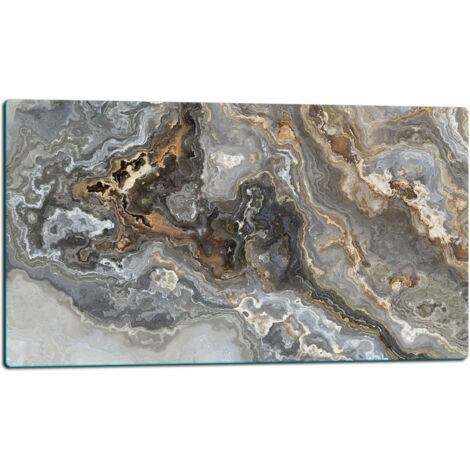 Glashakkungsbrett 52x30 Marmor