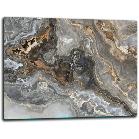 Glashakkungsbrett 52x40 Marmor