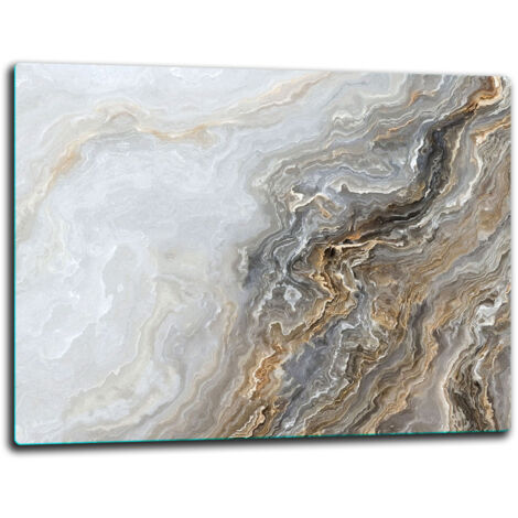 Glashakkungsbrett 52x40 Marmor