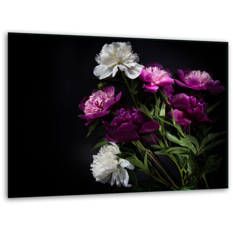 Glashakkungsbrettänder 40x30 Blumen