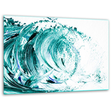 Glashakkungsbrettänder 40x30 Wasser