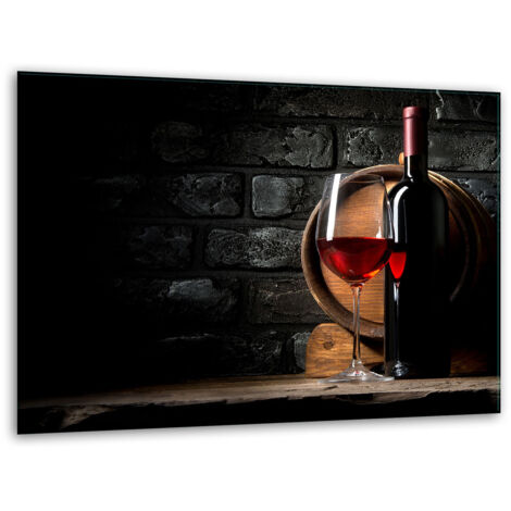 Glashakkungsbrettänder 40x30 wein