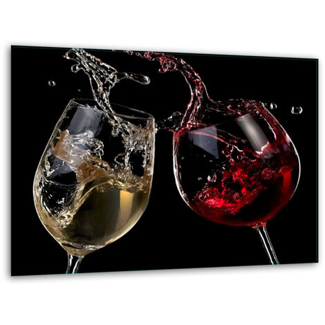 Glashakkungsbrettänder 40x30 wein