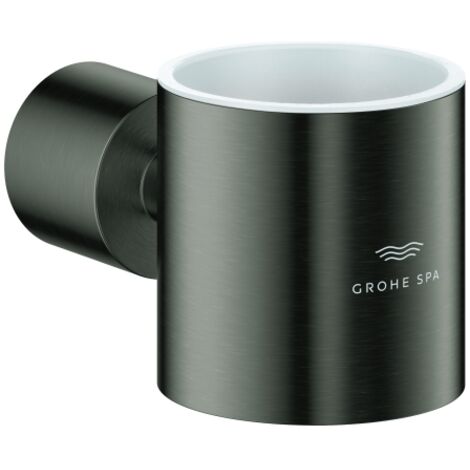 Glashalter Atrio 40884 hard graphite gebürstet