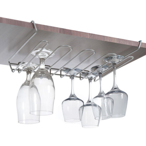 Glashalter Metaltex My Crystal silber 38x26 cm