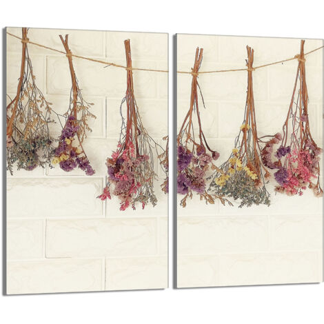 Glasherdplattenschutz 2x30x52 Blumen