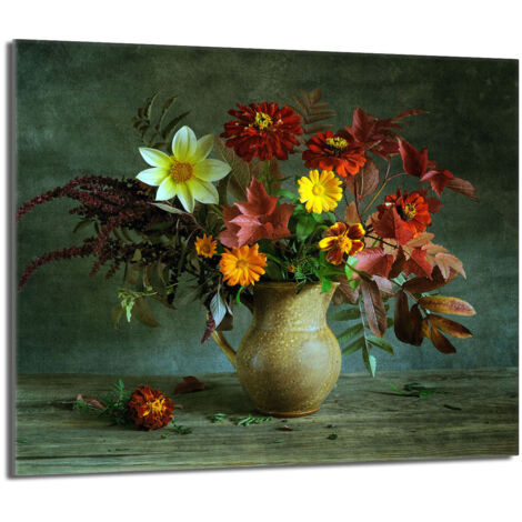 Glasherdplattenschutz 60x52 Blumen