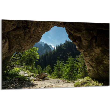 Glasherdplattenschutz 80x52 Bäume