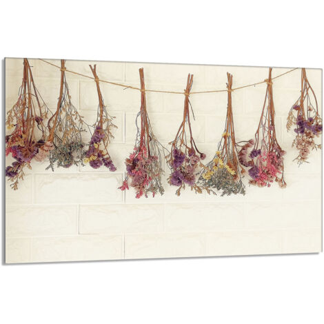 Glasherdplattenschutz 80x52 Blumen