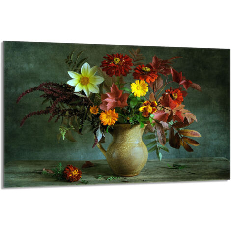 Glasherdplattenschutz 80x52 Blumen