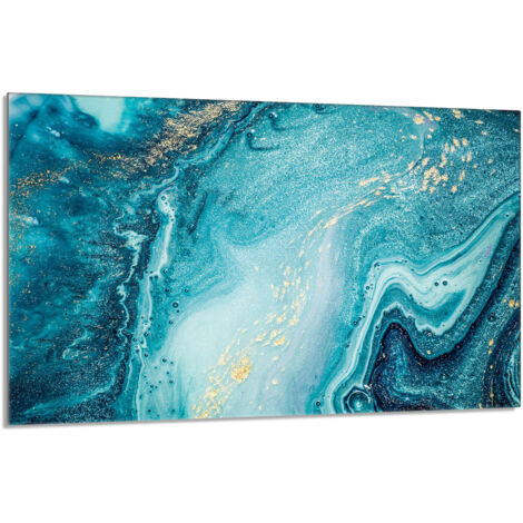 Glasherdschutzplatte 80x52 Marmor