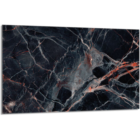 Glasherdschutzplatte 80x52 Marmor