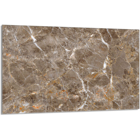 Glasherdschutzplatte 80x52 Marmor