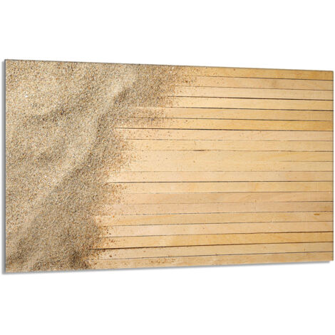 Glasherdschutzplatte 80x52 Sand