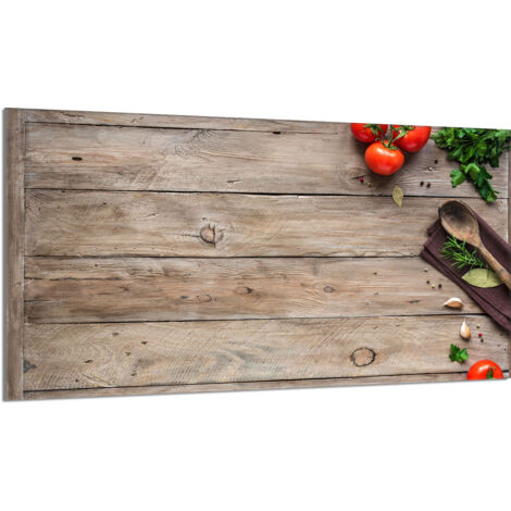 Glasherdschutzplatte 90x52 Holz