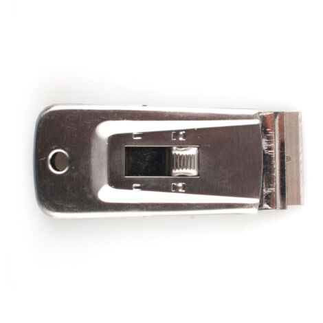 Glaskeramik-Schaber aus Metallkrug