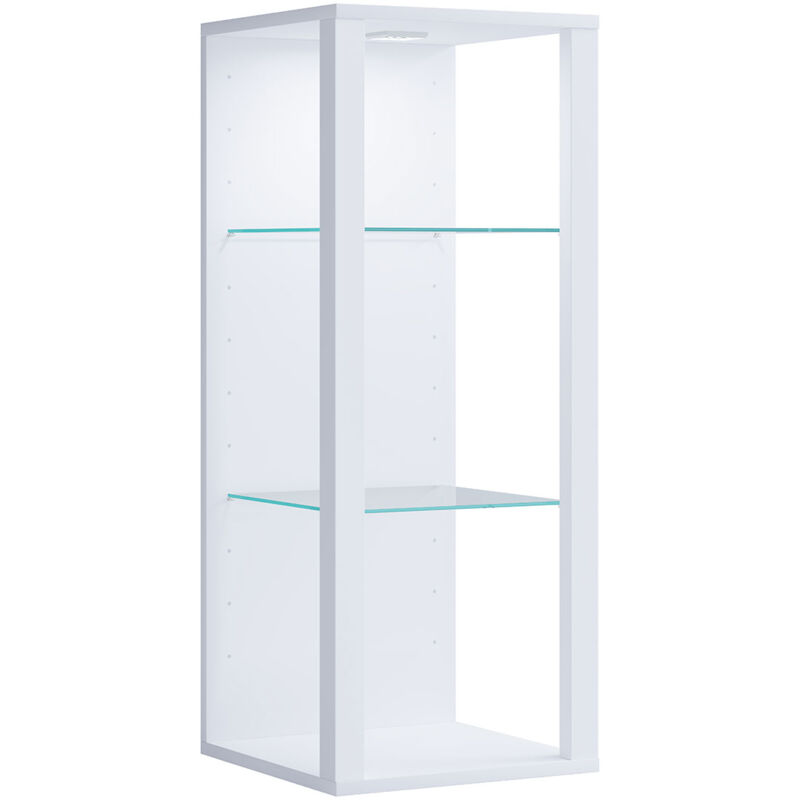 GlasolMW citrine accroché au mur blanc.