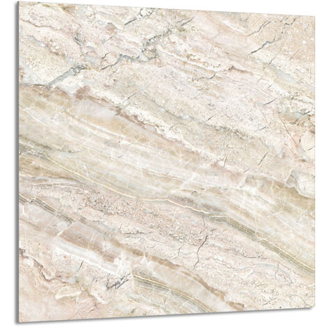 GLASPLATTE FÜR KÜCHE 60x65 Marmor