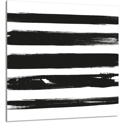 GLASPLATTE FÜR KÜCHE 60x65 Streifen