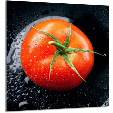 GLASPLATTE FÜR KÜCHE 60x65 Tomate