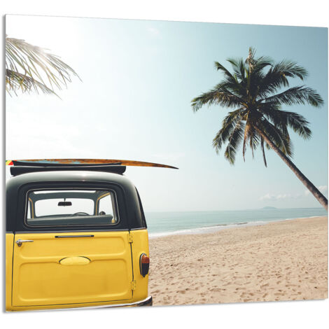 GLASPLATTE FÜR KÜCHE 65x60 Auto
