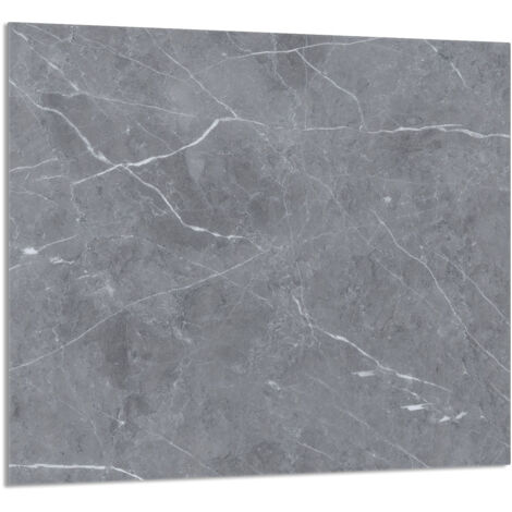 GLASPLATTE FÜR KÜCHE 65x60 Marmor