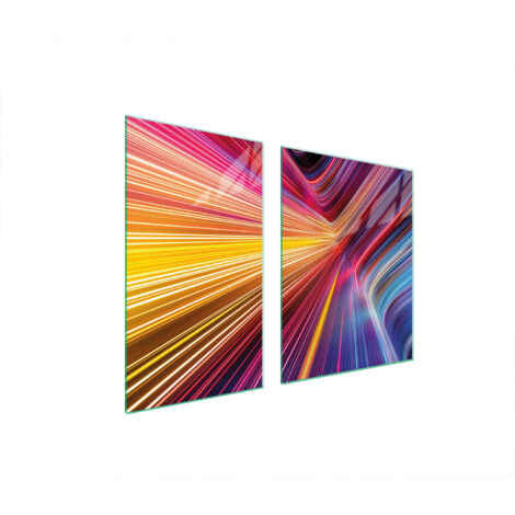 Glasplatte und Schneidebrett 100x52 Farbe