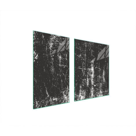 Glasplatte und Schneidebrett 100x52 GRAU