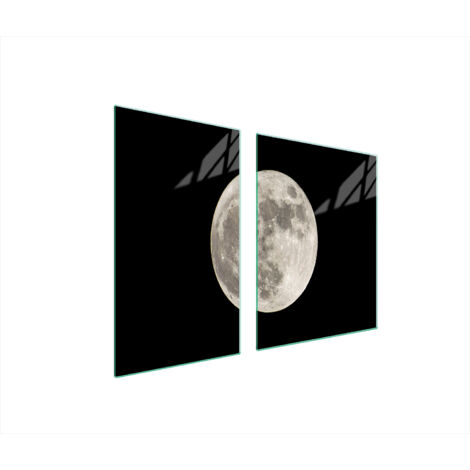 Glasplatte und Schneidebrett 100x52 MOND