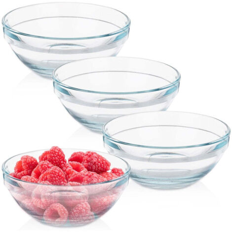 Glass bowls 12 cm 275 ml 4 pcs