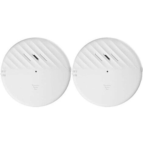Glass Break Detector, Window Alarm with 125 dB Alarm, Window Vibration Sensor Alarm for Your Home, Office, Garage, Dorm or Even RV (2 Pack)