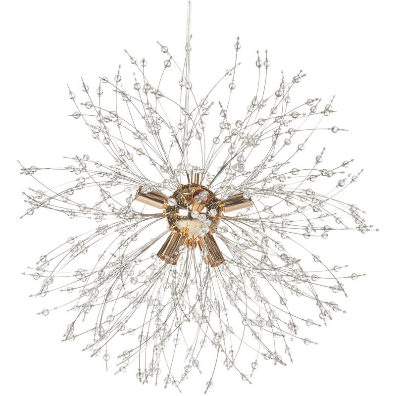 Beliani Pendant Lamp TOROLA Metal Gold, Gold