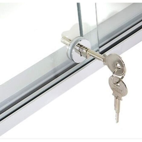 Glass door lock. Sliding door lock. Round glass lock. Movable door lock Jewelry cabinet lock Glass lock