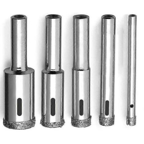 Glass Drill Bit Set- Drill Bits Glass Hole Saw Bottle Remover Tool--