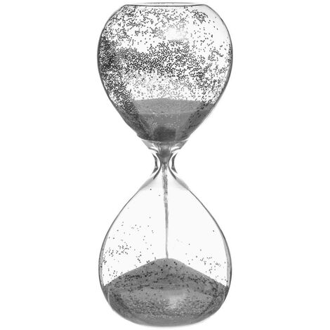 Glass Hourglass Decoration - Feeric lights & christmas